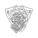 7 of diamonds twice tattoo design idea