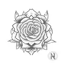 stick n poke tattoo design idea