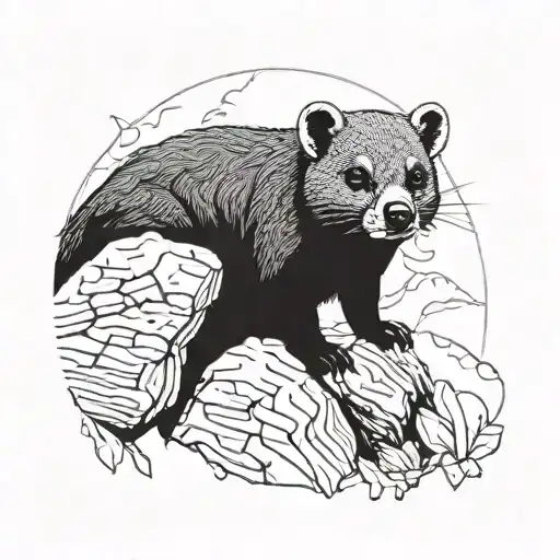 hyrax tattoo design idea
