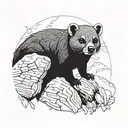 hyrax tattoo design idea