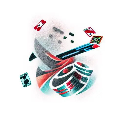 the gambler tattoo design idea