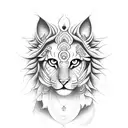 Durga ma tattoo design idea