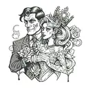 princess daddy married tattoo design idea