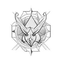 Cardinal tattoo design idea