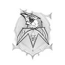 Cardinal tattoo design idea