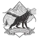 whistler Blackcomb logo tattoo design idea