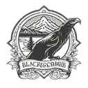whistler Blackcomb logo tattoo design idea