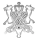 Chess pieces tattoo design idea