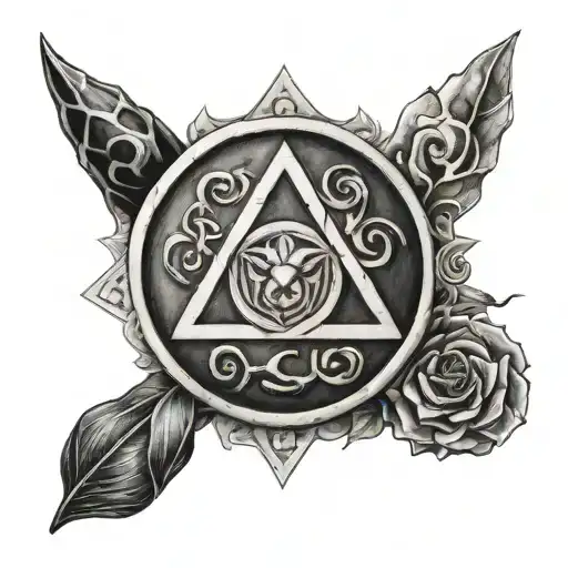 Hekate symbol tattoo design idea