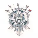 Design a tattoo that combines the dates April 16, 2010, and July 13, 2008 in a meaningful way tattoo design idea