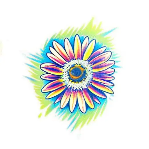 half sleeve of Gerber Daisys tattoo design idea