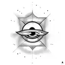Evil Eye tattoo design idea
