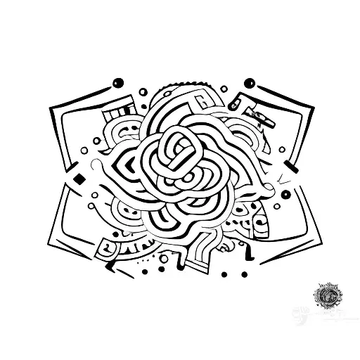 number 1911 tattoo design idea