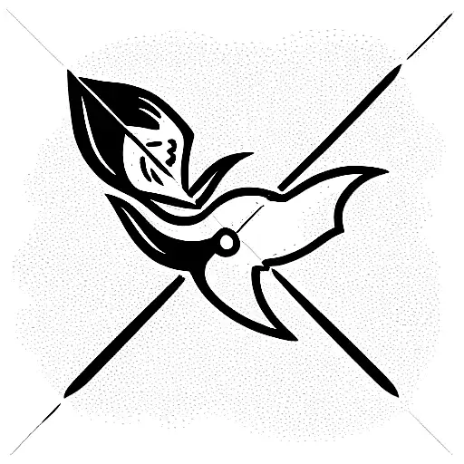 battleship, hook, parrot's beak, cornerstone  tattoo design idea