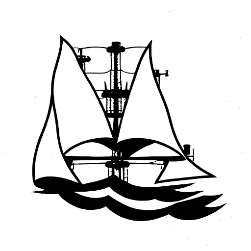 battleship tattoo design idea