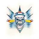 battleship tattoo design idea