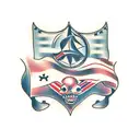 battleship tattoo design idea