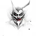 veles joker  tattoo design idea