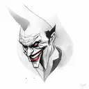 veles joker  tattoo design idea