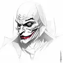 veles joker  tattoo design idea