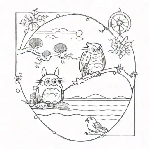 GHIBLI tattoo design idea