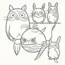 GHIBLI tattoo design idea