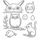 GHIBLI tattoo design idea