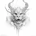 Fear None But God tattoo design idea
