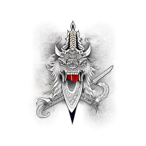 Sword tattoo design idea