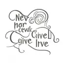 never cowardly nor cruel never give in with aires taurus and leo sign tattoo design idea