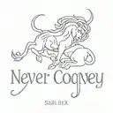 never cowardly nor cruel never give in with aires taurus and leo sign tattoo design idea