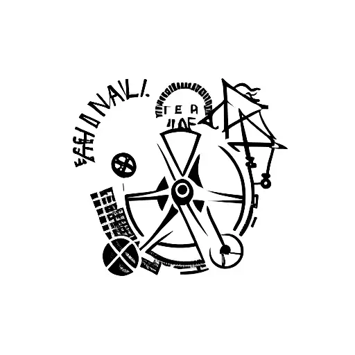 travel, Europe, coach, monument  tattoo design idea