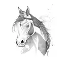 Mustang tattoo design idea