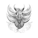 Mustang tattoo design idea