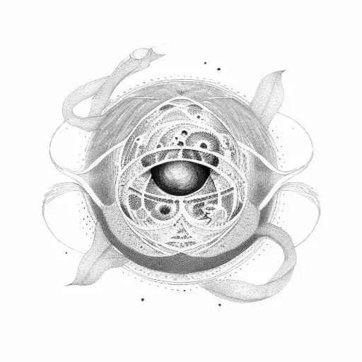 venus planeta tattoo design idea