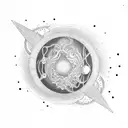 venus planeta tattoo design idea