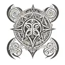 genuine devotion tattoo design idea