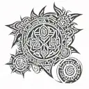 genuine devotion tattoo design idea