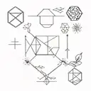 exo kpop group inspired tattoo design idea