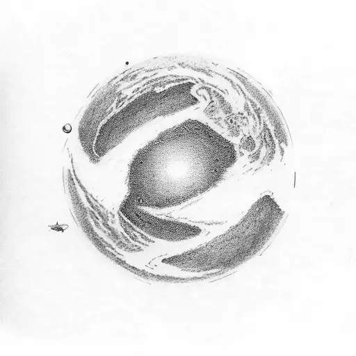 pioneer plaque, pale blue dot tattoo design idea