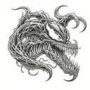 Venom tattoo design idea