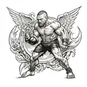 MMA  tattoo design idea