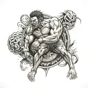 MMA  tattoo design idea