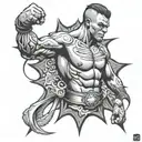 MMA  tattoo design idea
