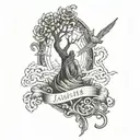 isaiah 43 tattoo design idea