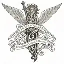 isaiah 43 tattoo design idea