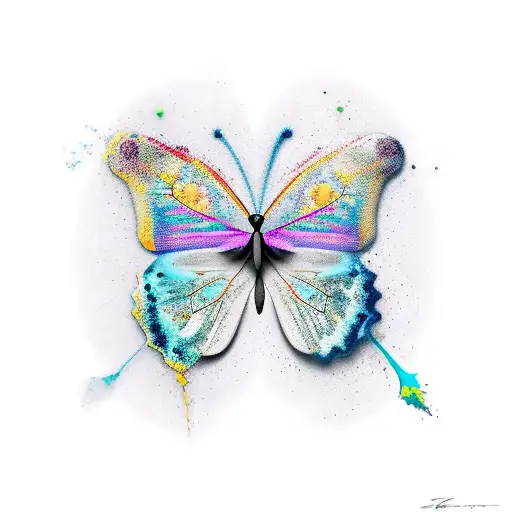 butterfly effect tattoo design idea