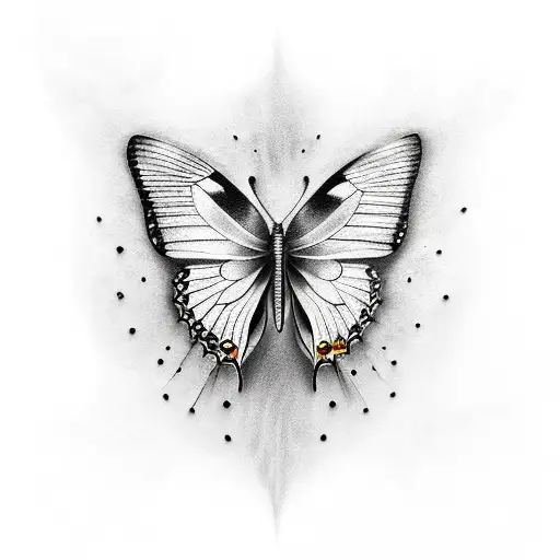butterfly effect tattoo design idea