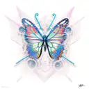 butterfly effect tattoo design idea