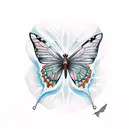 butterfly effect tattoo design idea